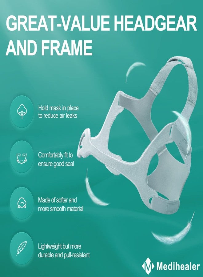 Medihealer 2PCS CPAP Headgear and Frame for WISP - Include Headgear Replacement and Fabric Frame, Snugly Fit &Effectively Reducing Air Leaks, No Clips, Great Value Supplies by Medihealer - Image 4